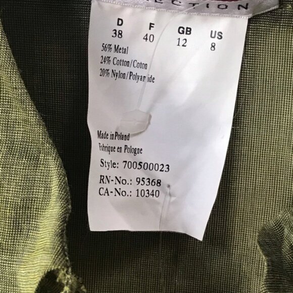 Olsen Y2K NEW Long Duster Tunic Shirt Crinkled Cotton Jacket Minimalist Button 8 - Picture 11 of 16